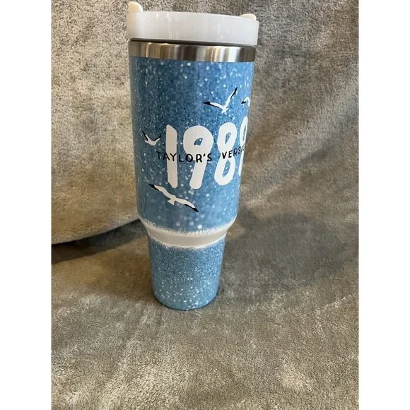 TAYLOR SWIFT 1989 Themes TUMBLER TRAVEL MUG 40OZ Handle Mug Coffee Eras Tour - Picture 2 of 7